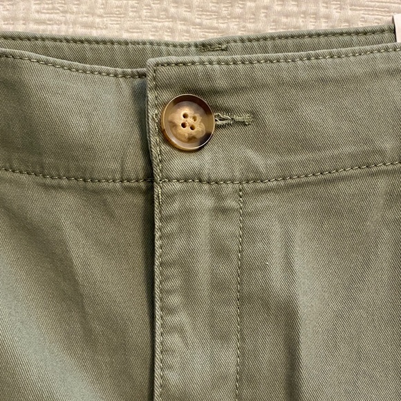 LOFT Sage Green Cargo Shorts - Picture 5 of 5